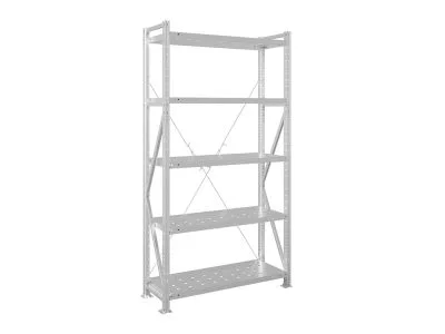 Стеллаж MS U 2000x1000x400/5 перфорированные полки — изображение 1