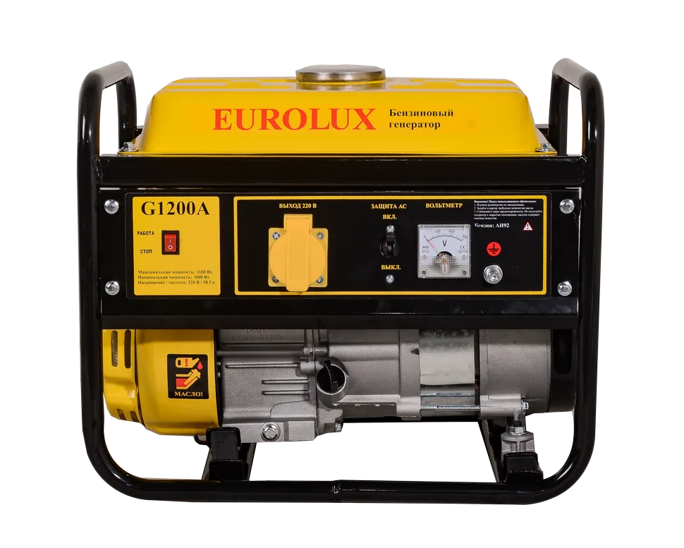 Бензиновый генератор EUROLUX G1200A — изображение 6