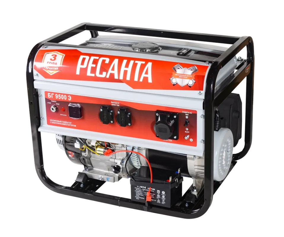 Электрогенератор Ресанта БГ 9500 Э — изображение 3