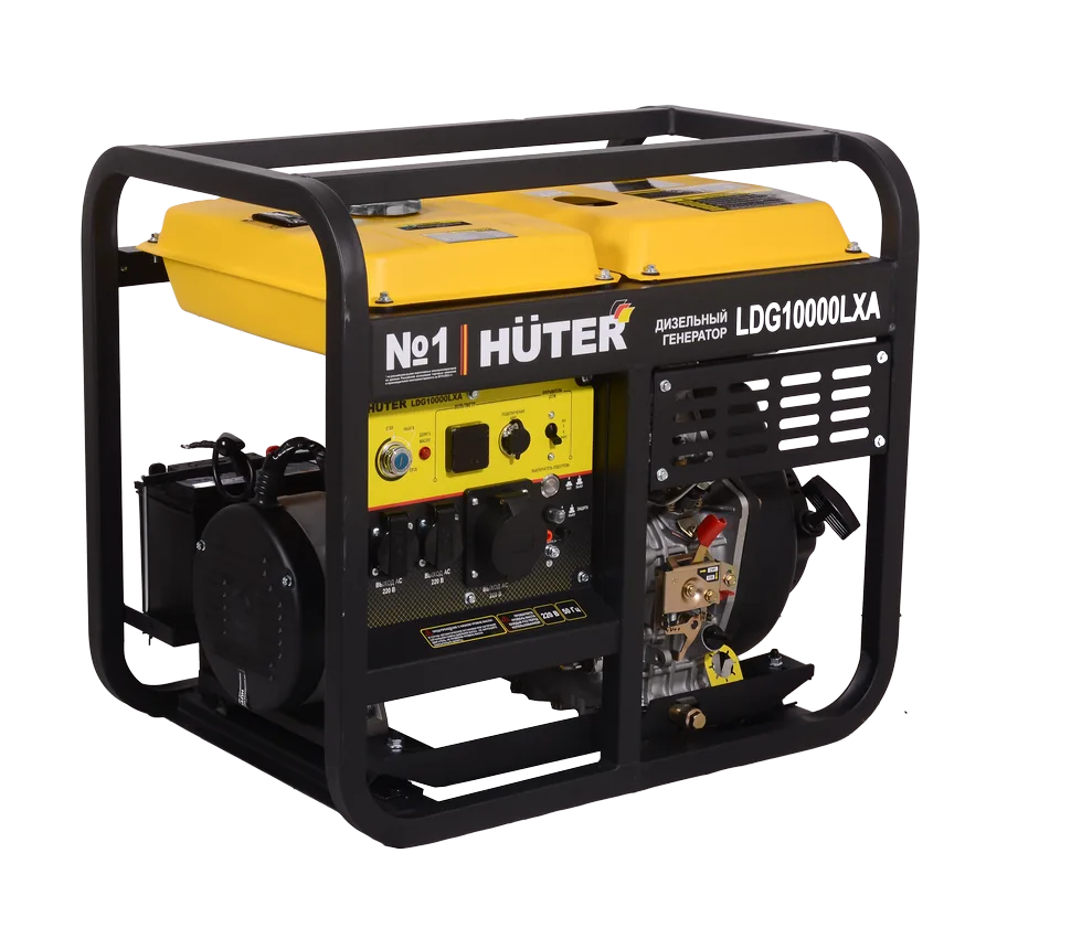 Электрогенератор дизельный LDG 10000LXА Huter — изображение 1