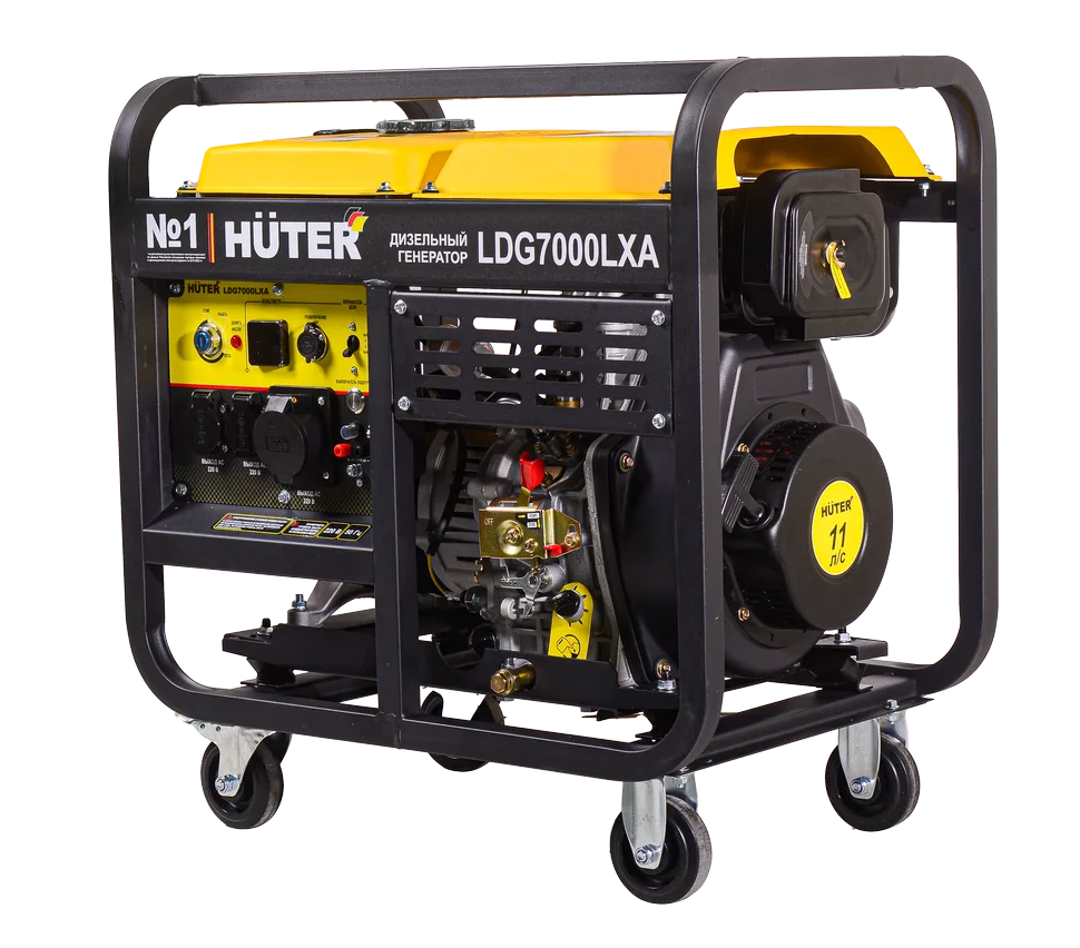 Электрогенератор дизельный LDG 7000LXА Huter — изображение 1