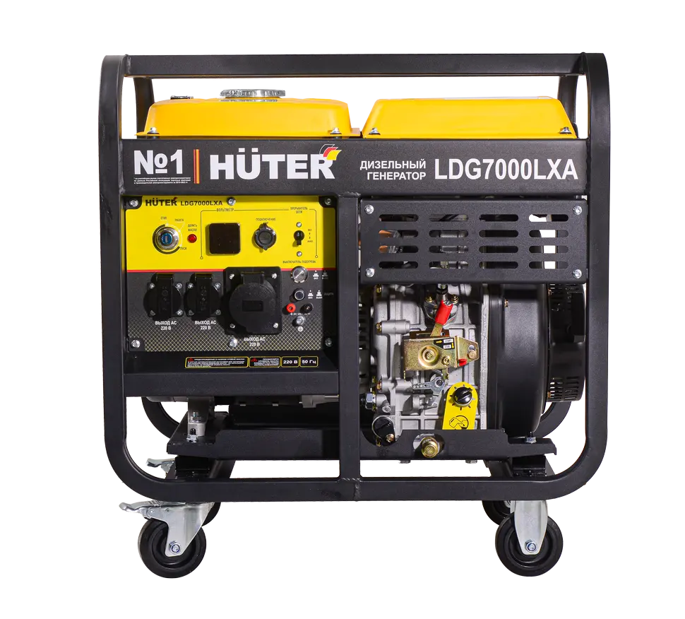 Электрогенератор дизельный LDG 7000LXА Huter — изображение 3
