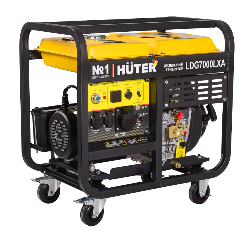 Электрогенератор дизельный LDG 7000LXА Huter — изображение 4