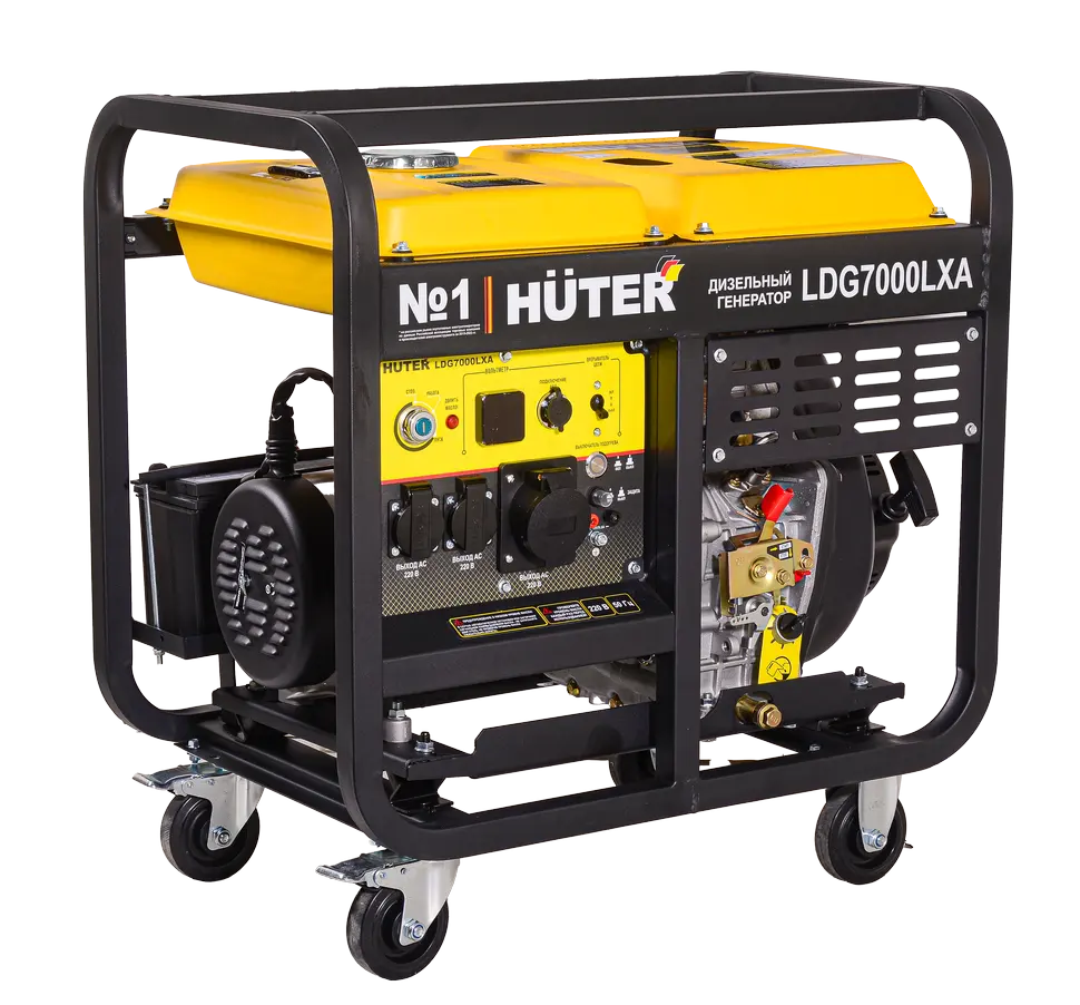 Электрогенератор дизельный LDG 7000LXА Huter — изображение 4