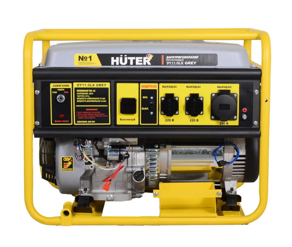 Электрогенератор Huter DY11,0LX-электростартер Grey — изображение 3
