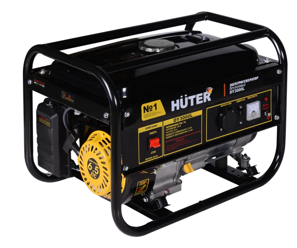 Портативный бензогенератор Huter DY3000L — изображение 4