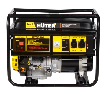 Портативный бензогенератор Huter DY5000L — изображение 3