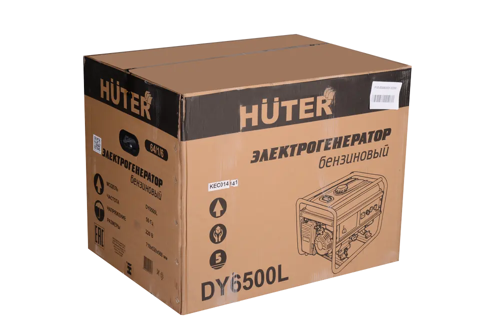 Портативный бензогенератор Huter DY6500L — изображение 10