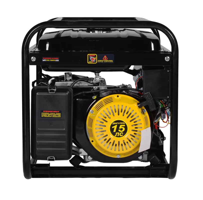 Портативный бензогенератор Huter DY8000LX — изображение 5