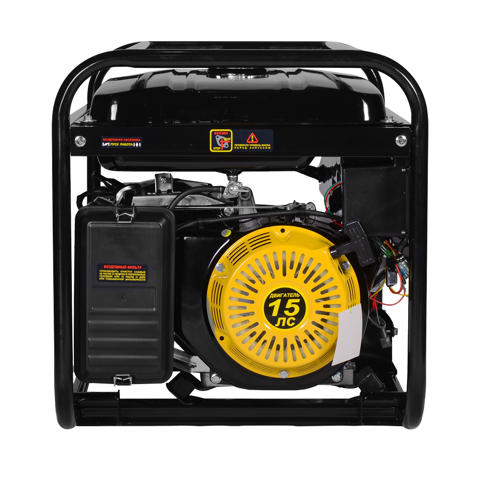 Портативный бензогенератор Huter DY8000LX — изображение 5