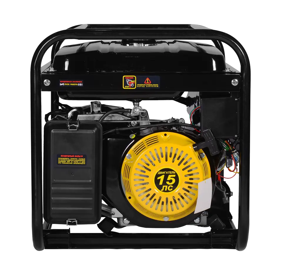 Портативный бензогенератор Huter DY8000LX — изображение 5