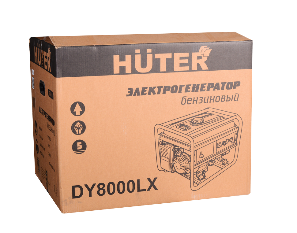 Портативный бензогенератор Huter DY8000LX — изображение 10