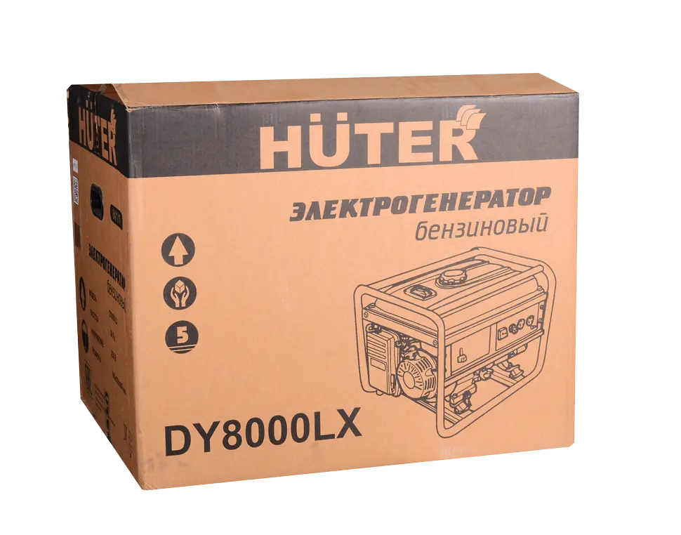 Портативный бензогенератор Huter DY8000LX — изображение 10