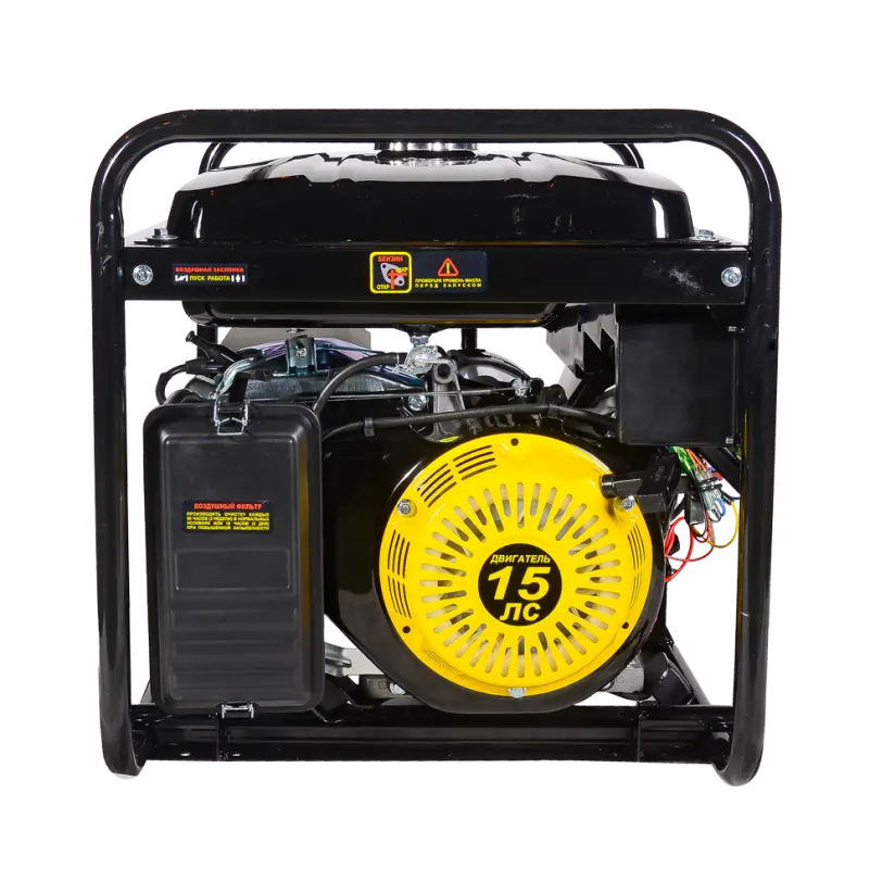 Портативный бензогенератор Huter DY8000LX-3 — изображение 4