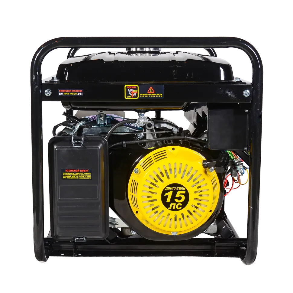 Портативный бензогенератор Huter DY8000LX-3 — изображение 4