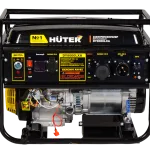 Портативный бензогенератор Huter DY8000LXA — изображение 3