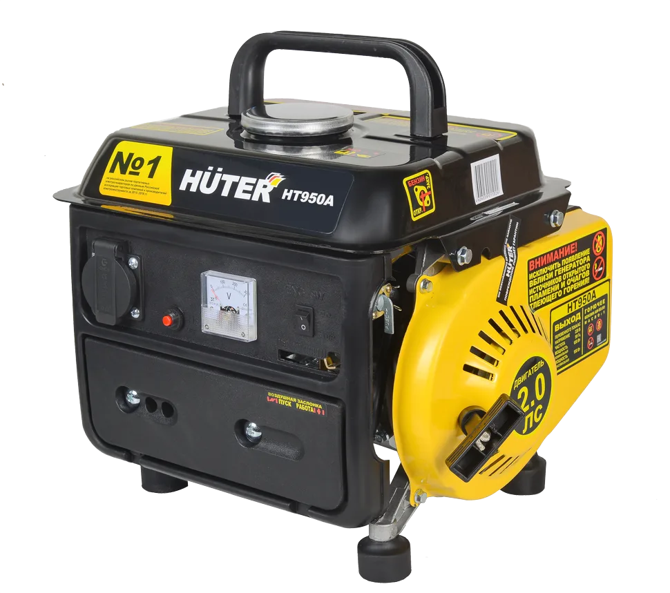 Портативный бензогенератор Huter HT950A — изображение 1
