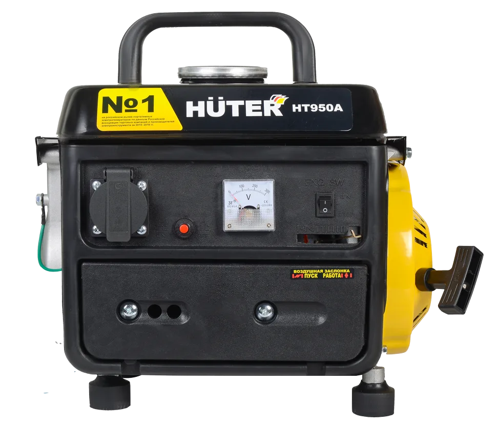 Портативный бензогенератор Huter HT950A — изображение 3