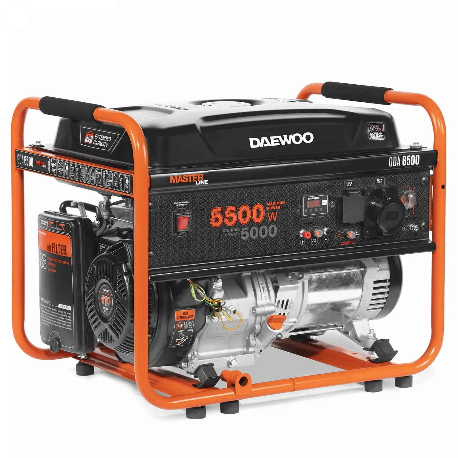Генератор бензиновый DAEWOO GDA 6500 — изображение 1