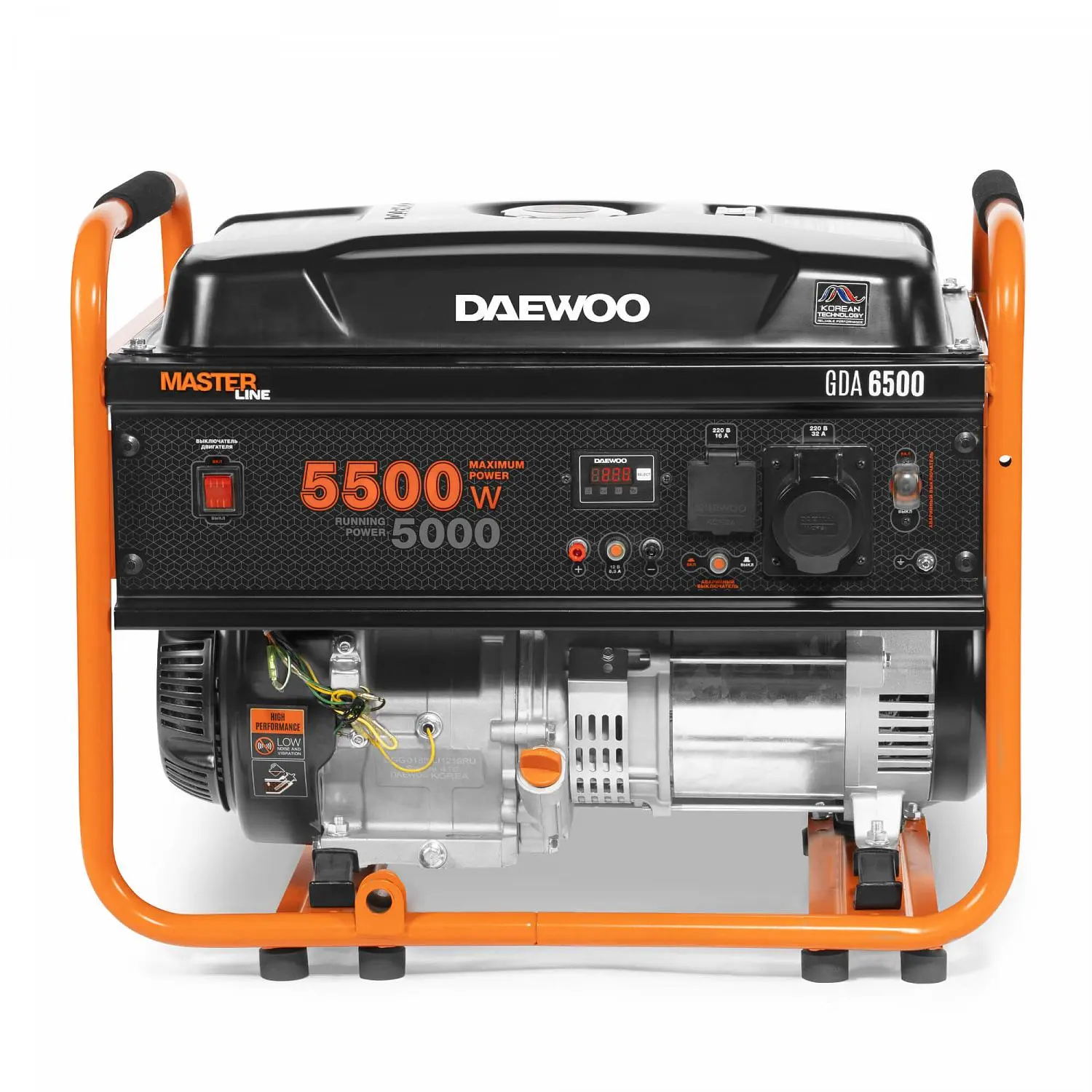 Генератор бензиновый DAEWOO GDA 6500 — изображение 3