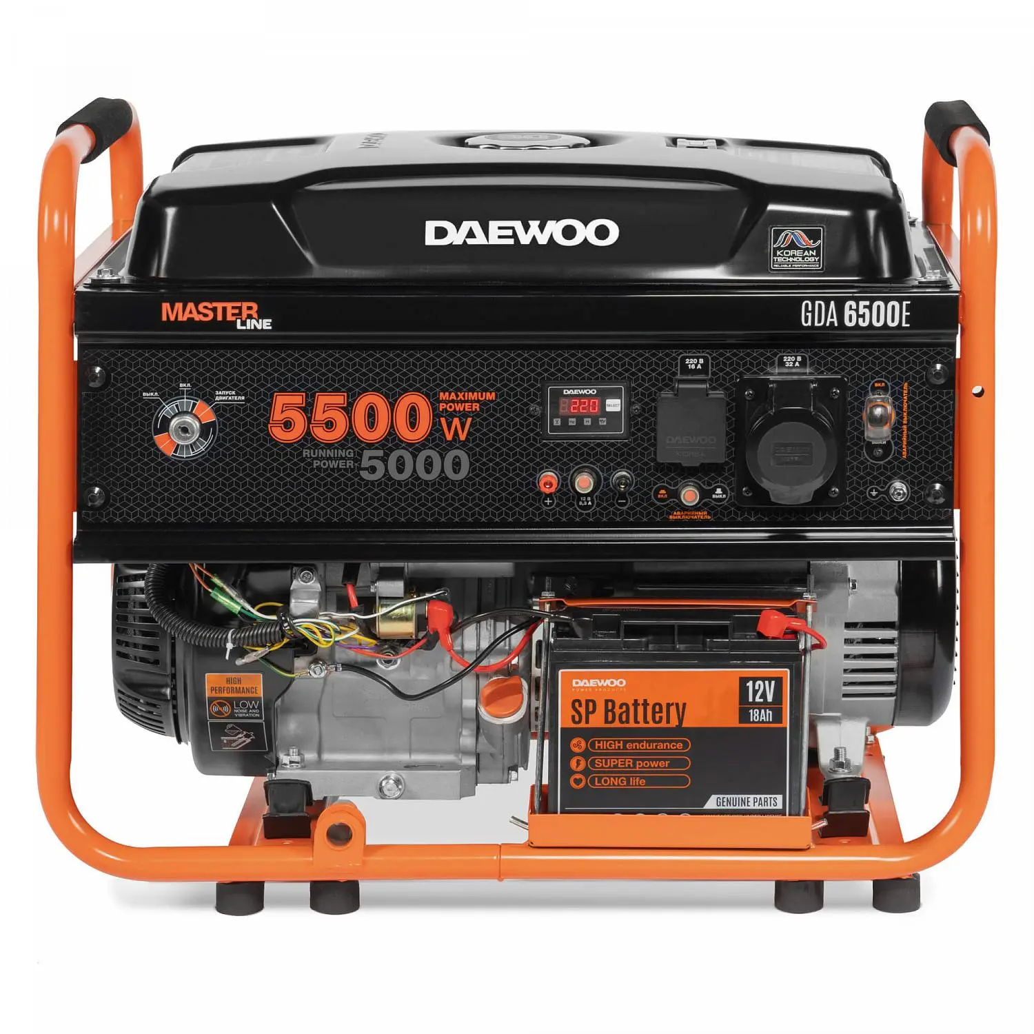 Генератор бензиновый DAEWOO GDA 6500E — изображение 3